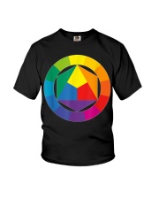 Color Wheel Palette Shirt Artist Painter Art Youth T-Shirt tile