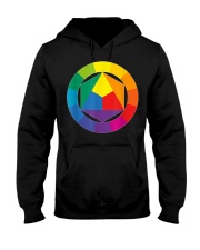 Color Wheel Palette Shirt Artist Painter Art Hooded Sweatshirt front