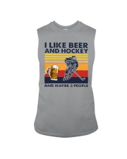 I like Beer Hockey maybe 3 people Vintage Sleeveless Tee tile