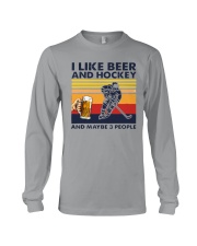 I like Beer Hockey maybe 3 people Vintage Long Sleeve Tee tile