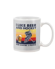 I like Beer Hockey maybe 3 people Vintage Mug tile