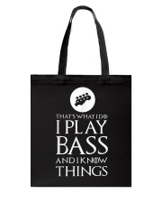 I Play Bass Funny Bass Guitar Tote Bag tile