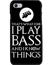 I Play Bass Funny Bass Guitar Phone Case tile
