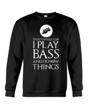 I Play Bass Funny Bass Guitar Crewneck Sweatshirt tile