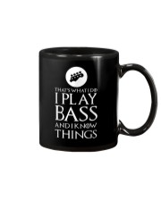 I Play Bass Funny Bass Guitar Mug tile