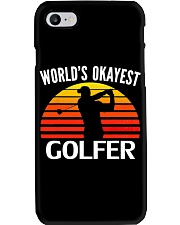 Vintage Retro World's Okayest Golfe Phone Case tile