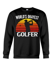 Vintage Retro World's Okayest Golfe Crewneck Sweatshirt tile