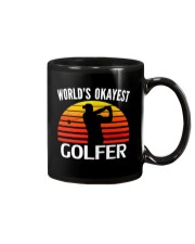Vintage Retro World's Okayest Golfe Mug tile