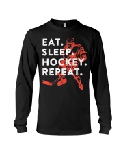 Eat Sleep Hockey Long Sleeve Tee tile