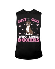 Boxer Just A Girl Who Loves Sleeveless Tee tile