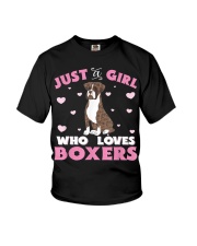 Boxer Just A Girl Who Loves Youth T-Shirt tile