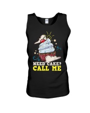 Need Cake Call Me Unisex Tank tile