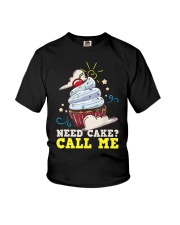 Need Cake Call Me Youth T-Shirt tile