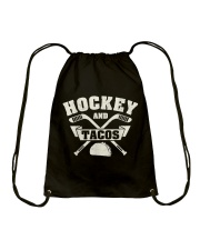 Perfect Ice Hockey Vintage Stick Sport Drawstring Bag tile