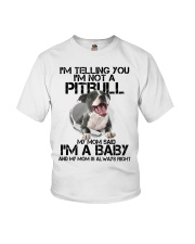 I'm Telling You I'm Not A Pitbull My Mom Said Youth T-Shirt tile