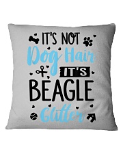 Beagle Glitter Square Pillowcase tile