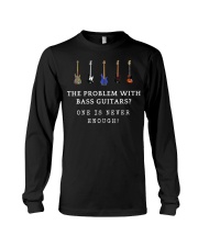 Funny bass guitar Long Sleeve Tee tile