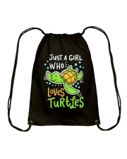 Turtle Sea Animal Shelled Reptiles Drawstring Bag tile