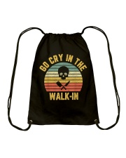 Retro Go Cry in the Walk Drawstring Bag tile