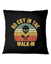 Retro Go Cry in the Walk Square Pillowcase tile