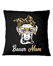 Boxer Mom Square Pillowcase tile