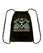 Not In the Moooood Drawstring Bag tile
