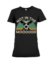 Not In the Moooood Premium Fit Ladies Tee tile