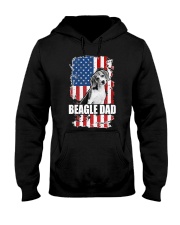 BEAGLE Dad Proud American Flag Dog Hooded Sweatshirt tile