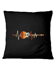 Heartbeat Guitar Square Pillowcase tile