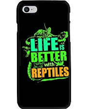 Life Is Better With Reptiles TShirt Leopard Gecko Phone Case tile