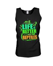 Life Is Better With Reptiles TShirt Leopard Gecko Unisex Tank tile