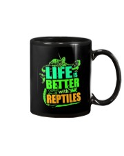 Life Is Better With Reptiles TShirt Leopard Gecko Mug tile