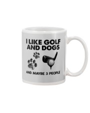 I Like Golf And Dogs And Maybe 3 People Premium  Mug tile