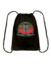 Disc Golf Retro Vintage Drawstring Bag tile