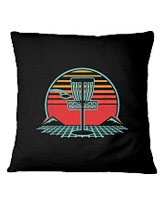 Disc Golf Retro Vintage Square Pillowcase tile