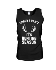 Sorry I Can't It's Hunting Unisex Tank tile