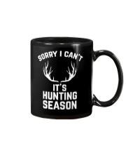 Sorry I Can't It's Hunting Mug tile