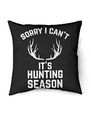 Sorry I Can't It's Hunting Indoor Pillow tile