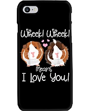 Wheek I Love You Guinea Pig Phone Case tile