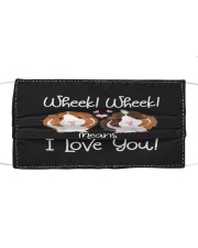 Wheek I Love You Guinea Pig Mask tile