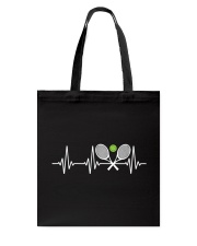 Tennis Heartbeat Funny Tennis Tote Bag tile