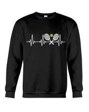 Tennis Heartbeat Funny Tennis Crewneck Sweatshirt tile