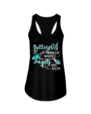 Butterflies Ladies Flowy Tank tile