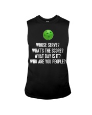 Whose Serve League Pickleball Team Sleeveless Tee tile