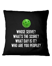 Whose Serve League Pickleball Team Square Pillowcase tile