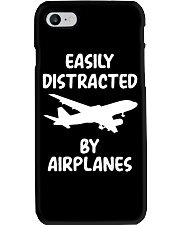 Easily Distracted By Airplanes Phone Case tile