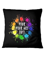 Acrylic Paint Pouring Artist Tshirt Gift Square Pillowcase tile