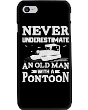 Never Underestimate An Old Man With A Pontoon Phone Case tile