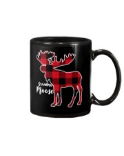 Grandma Moose Red Plaid Buffalo M Mug tile