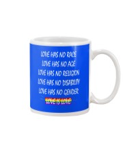 Love Has No Race Love Has No Age LGBT Pride TShirt Mug thumbnail